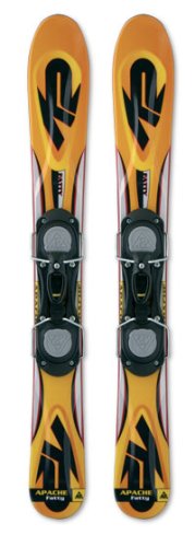 k2 apache: K2 Fatty 88cm skiboards snowblades short skis skiblades